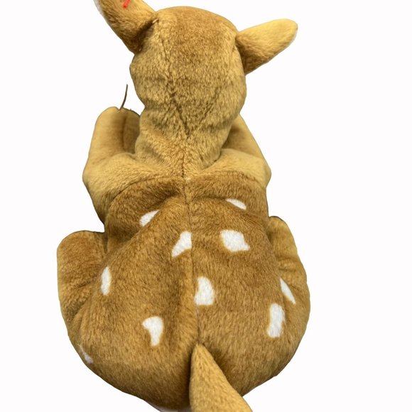 TY Beanie Babies Whisper the Deer Vintage 1997-98 Plush Stuffed Animal Toy Stuff - Picture 10 of 12
